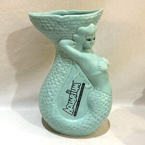 Aquarium An Underwater Dining Adventure Mermaid Vase Tiki Mug Pitcher Turquois